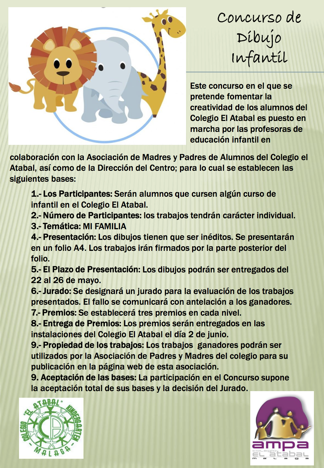 Concurso de dibujo infantil – AMPA ElConcurso de dibujo infantil – AMPA El  